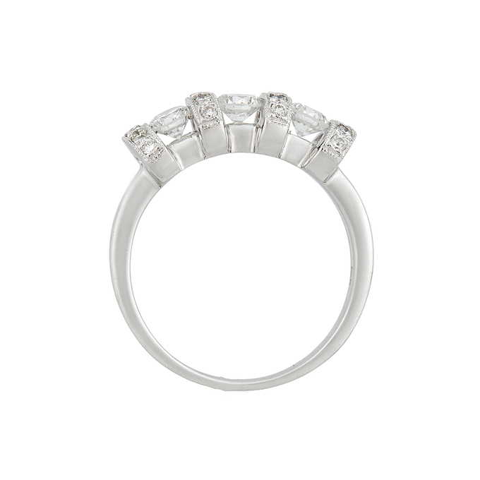 Кольцо из золота 750 пробы c бриллиантами, Л 2812 5586 за 147000