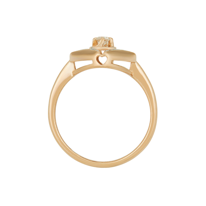 Кольцо из золота 585 пробы c бриллиантами, Л 2212 9842 за 38560