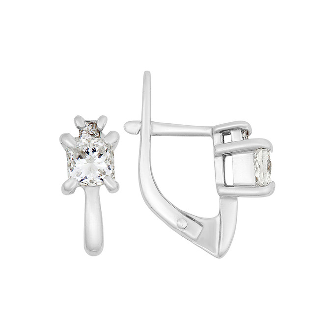 Серьги из золота 585 пробы c бриллиантами, Л 3307 2871 за 165000