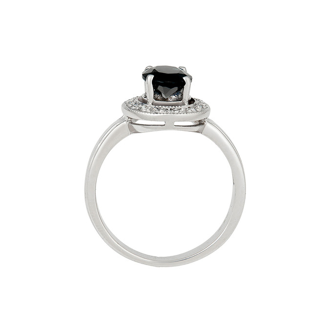 Кольцо из золота 750 пробы c сапфиром и бриллиантами, Л 2812 2770 за 108000