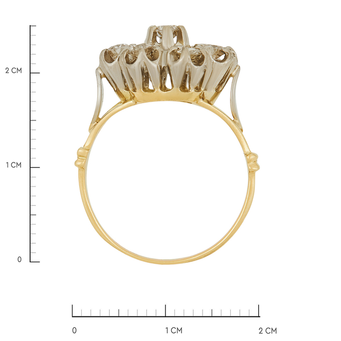 Кольцо из золота 585 пробы c бриллиантами, Л 3307 5198 за 96250