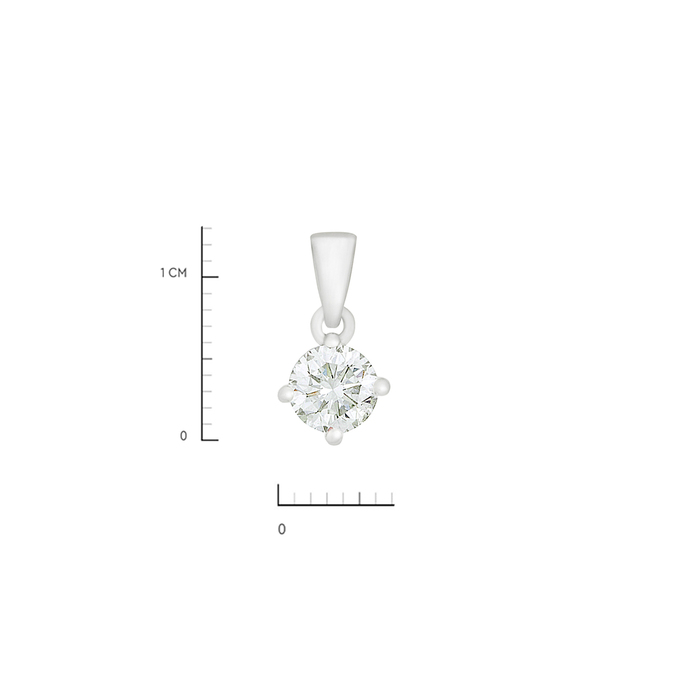 Подвеска из золота 750 пробы c бриллиантом, Л 2415 2265 за 145740