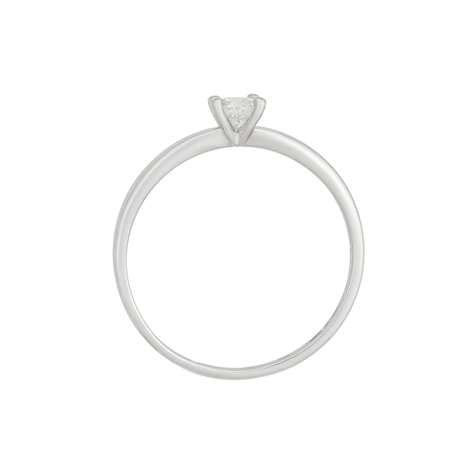 Кольцо из золота 585 пробы c бриллиантом, Л 5208 0753 за 47920