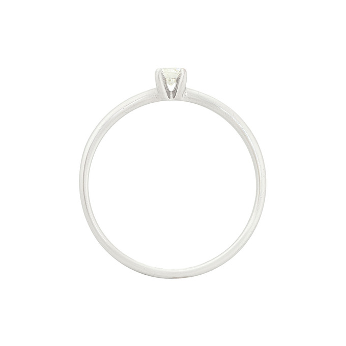 Кольцо из золота 585 пробы c бриллиантом, Л 2913 3606 за 20700