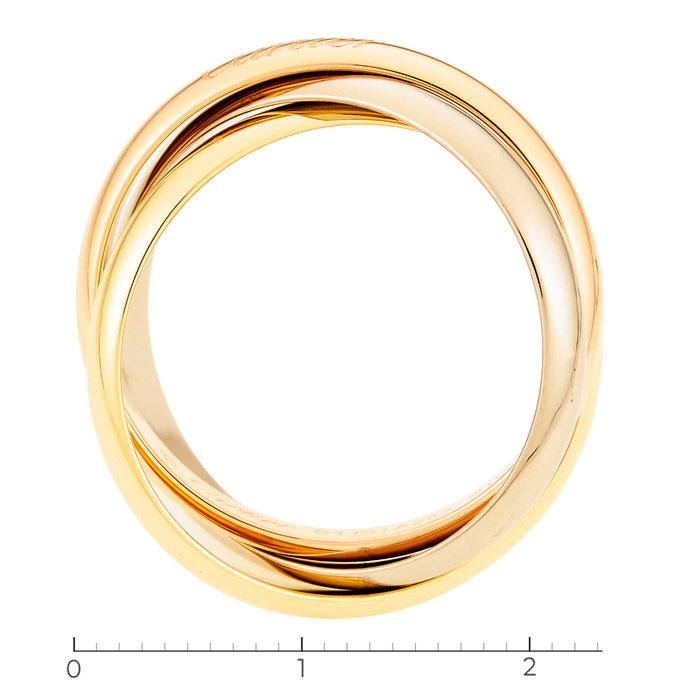 Кольцо из комбинированного золота 750 пробы