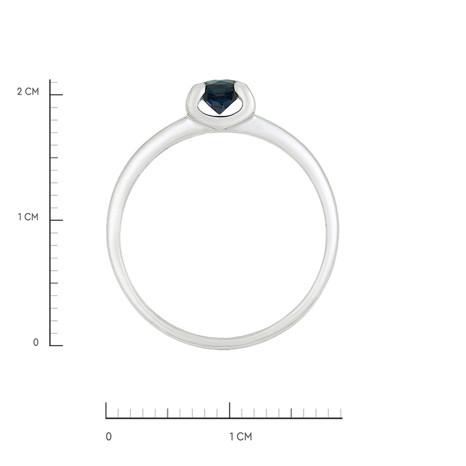 Кольцо из золота 585 пробы c сапфиром, Л 5406 0964 за 37280