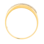Кольцо из комбинированного золота 750 пробы c фианитами Л24123187 фото 3