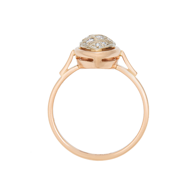 Кольцо из золота 585 пробы c бриллиантами, Л 5805 0140 за 48400