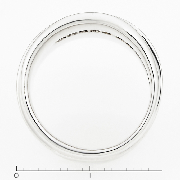 Кольцо из белого золота 585 пробы c 10 бриллиантами, Л 0513 3207 за 76000