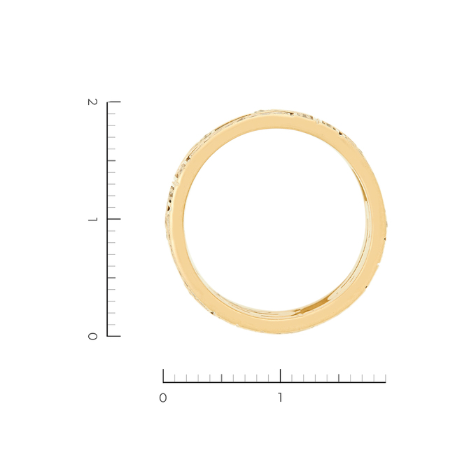 Кольцо из желтого золота 585 пробы c 168 бриллиантами, Л 2508 1324 за 58000