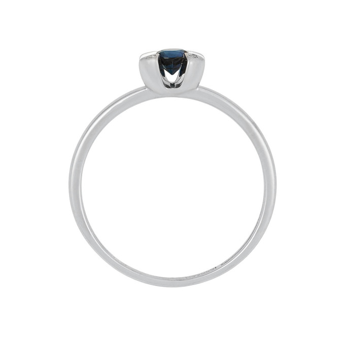 Кольцо из золота 585 пробы c сапфиром и бриллиантами, Л 6002 5457 за 22320