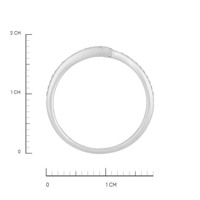 Кольцо из золота 585 пробы c бриллиантами, Л 3601 9254 за 14800