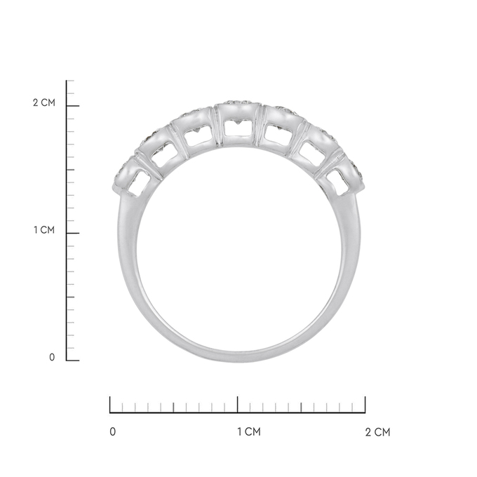 Кольцо из золота 585 пробы c бриллиантами, Л 2802 1677 за 79500