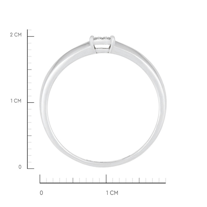 Кольцо из золота 585 пробы c бриллиантами, Л 2213 2778 за 22600