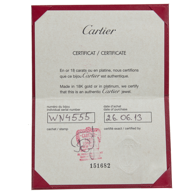 Кольцо Cartier 1895 Wedding band, Л 2813 2297 за 60000