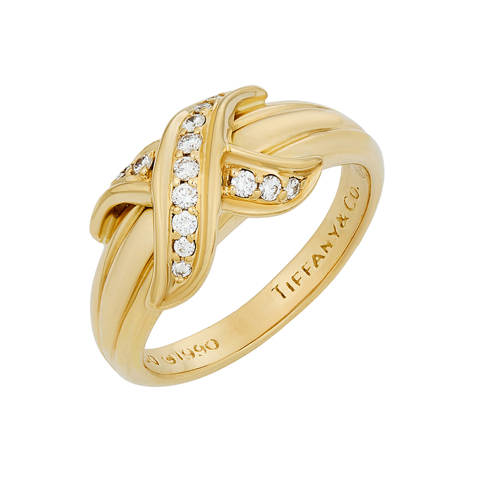 Кольцо Tiffany & Co Signature X, Л 2811 5066 за 190000