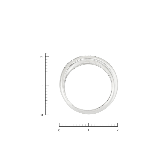 Кольцо из золота 585 пробы c 15 бриллиантами