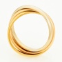 Кольцо из комбинированного золота 585 пробы Л41061344 фото 2