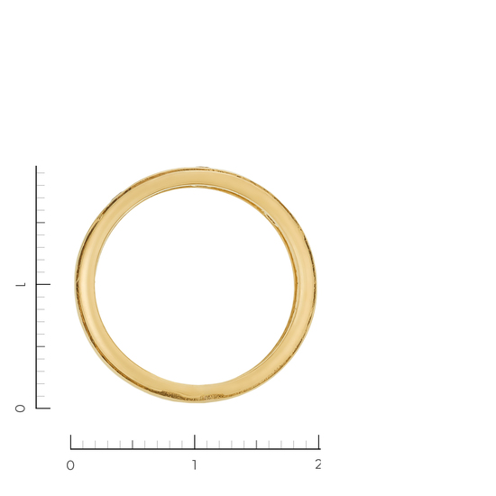 Кольцо из желтого золота 585 пробы c 3 бриллиантами, Л61024110 за 37200