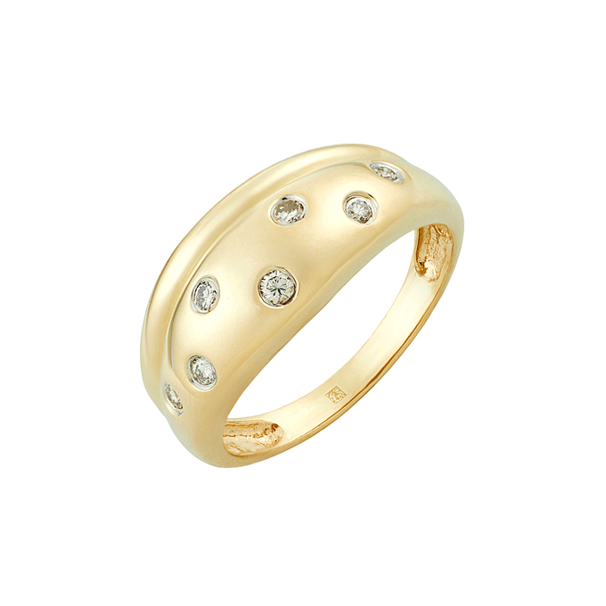 Кольцо из золота 585 пробы c бриллиантами, Л 3013 2470 за 53600