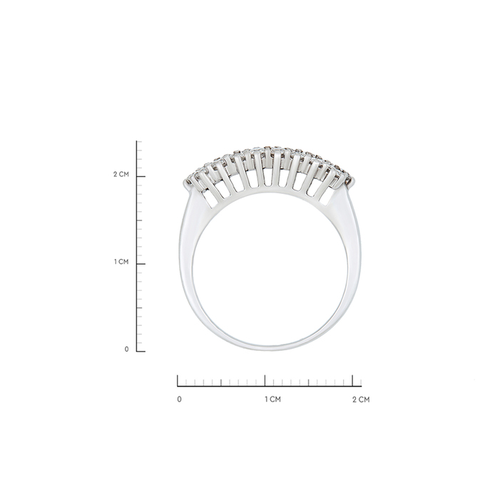 Кольцо из золота 585 пробы c бриллиантами, Л 2212 4121 за 120000