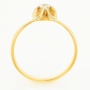 Кольцо из комбинированного золота 585 пробы c 1 бриллиантом Л28079731 фото 3
