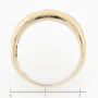Кольцо из комбинированного золота 585 пробы c 14 бриллиантами Л62010768 фото 4