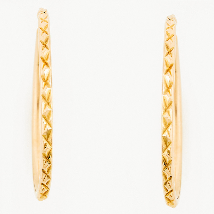 Серьги из красного золота 585 пробы