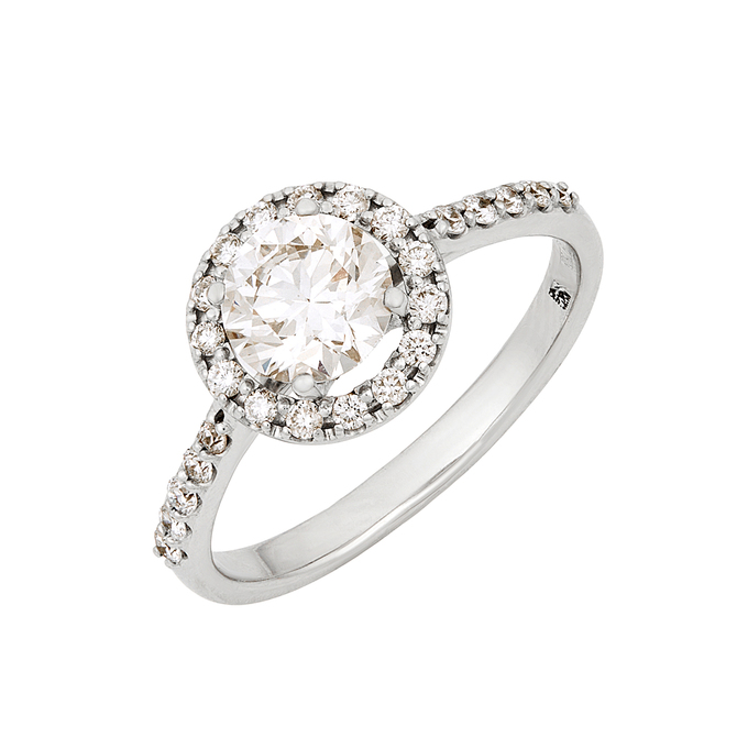 Кольцо из золота 750 пробы c бриллиантами, Л 2812 2762 за 465000