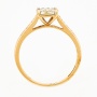 Кольцо из комбинированного золота 585 пробы c 25 бриллиантами Л18104762 фото 2