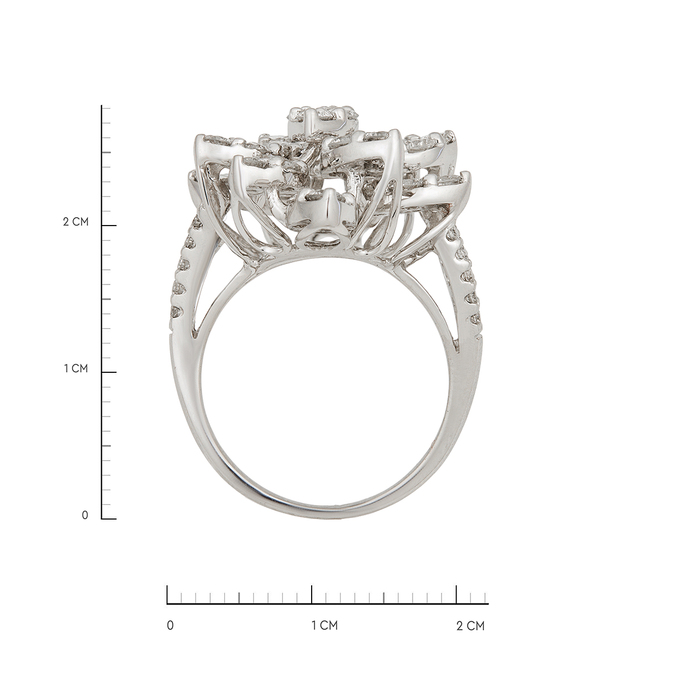 Кольцо из золота 750 пробы c бриллиантами, Л 2812 4247 за 280000