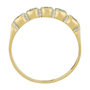 Кольцо из комбинированного золота 750 пробы c 5 бриллиантами Л18111175 фото 3
