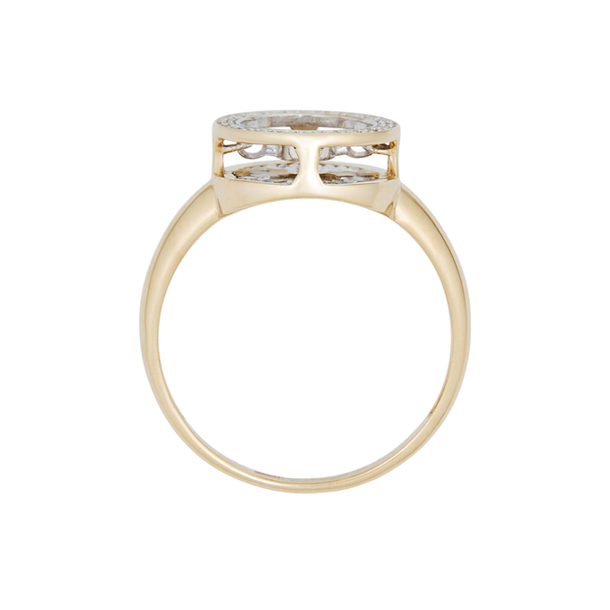 Кольцо из золота 585 пробы c бриллиантами, Л 3911 2540 за 27600