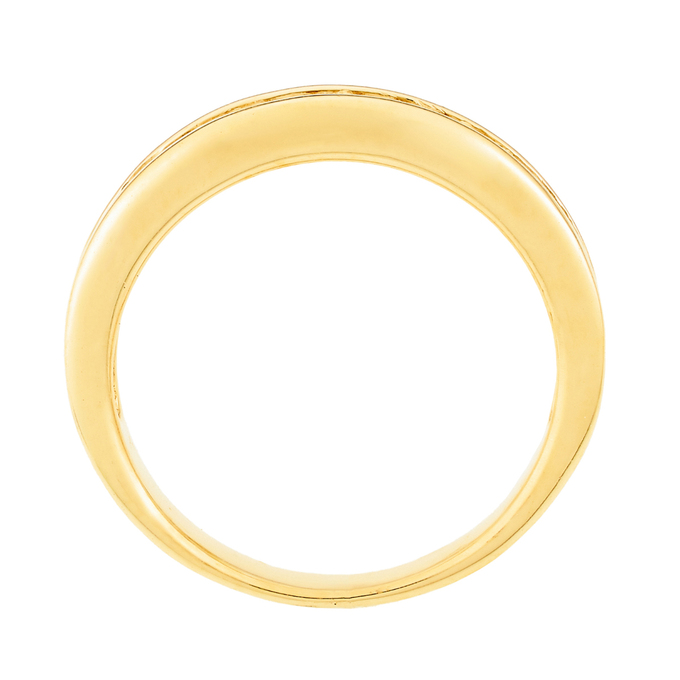 Кольцо из желтого золота 585 пробы c 17 бриллиантами