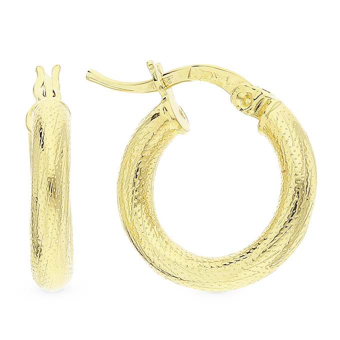 Серьги из желтого золота 585 пробы