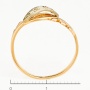 Кольцо из комбинированного золота 585 пробы c 3 бриллиантами Л30128868 фото 4