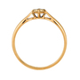 Кольцо из комбинированного золота 585 пробы c 1 бриллиантом Л73021327 фото 3