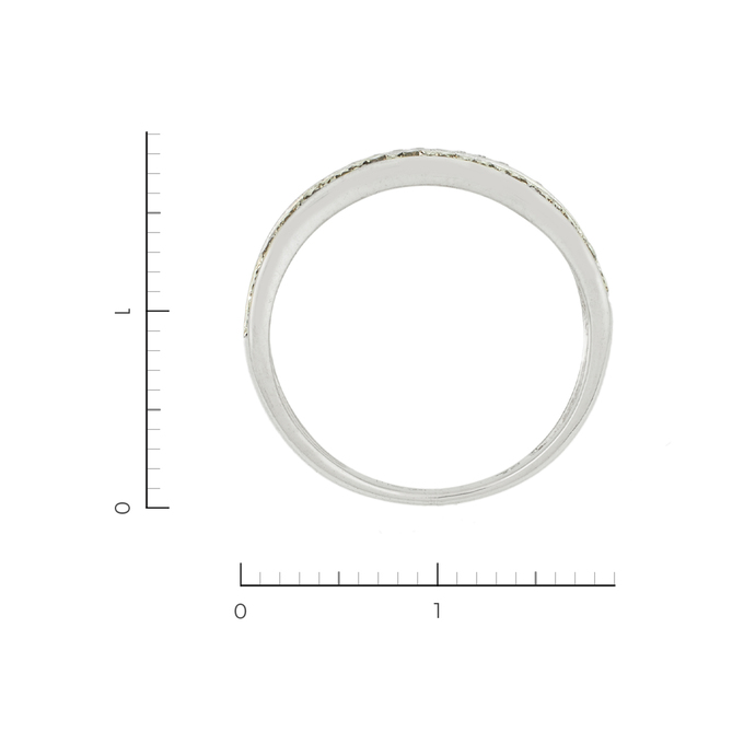 Кольцо из белого золота 585 пробы c 41 бриллиантами, Л 5405 1696 за 24500