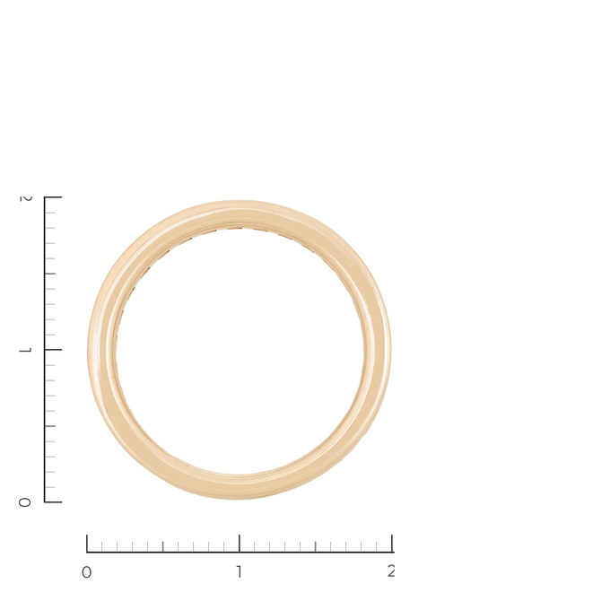 Кольцо из золота 585 пробы c 23 бриллиантами