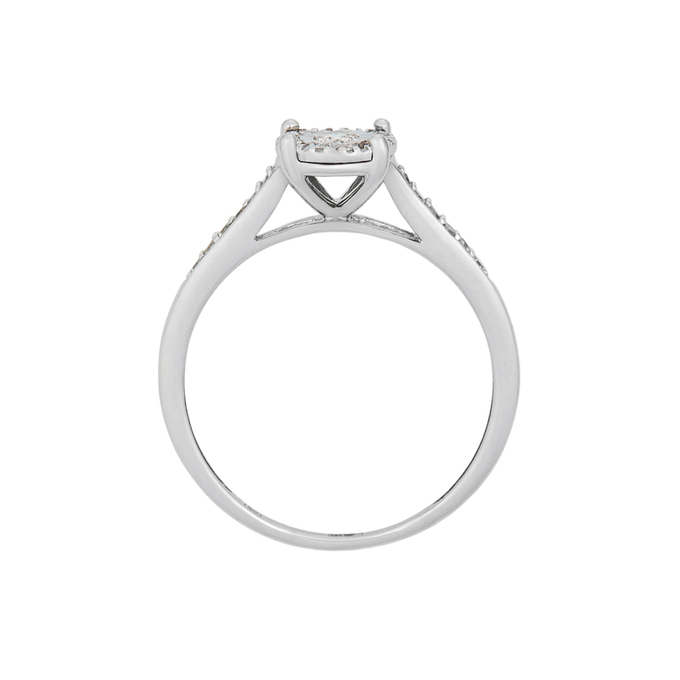 Кольцо из золота 585 пробы c бриллиантами, Л 1116 3771 за 25520