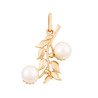 Подвеска из золота 583 пробы c культивированным жемчугом