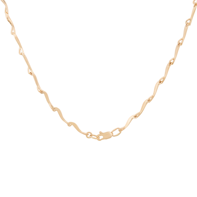 Колье из золота 585 пробы c диффузионным сапфиром и бриллиантами, Л 2811 6741 за 220000