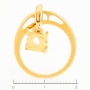 Кольцо из желтого золота 750 пробы Л28078507 фото 4