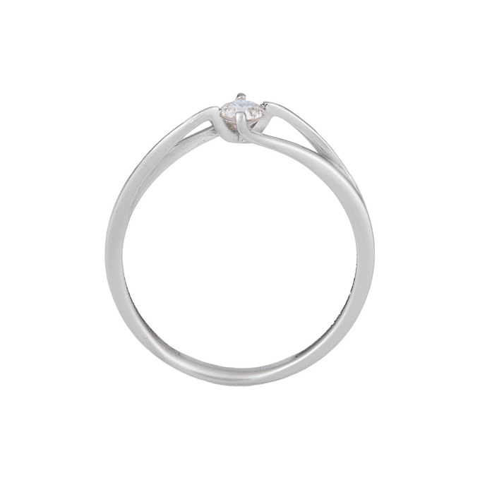 Кольцо из золота 585 пробы c бриллиантом, Л 0408 8691 за 31600