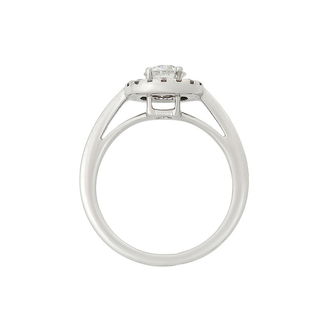 Кольцо из золота 750 пробы c бриллиантами