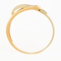 Кольцо из комбинированного золота 585 пробы c фианитами Л60018845 фото 3