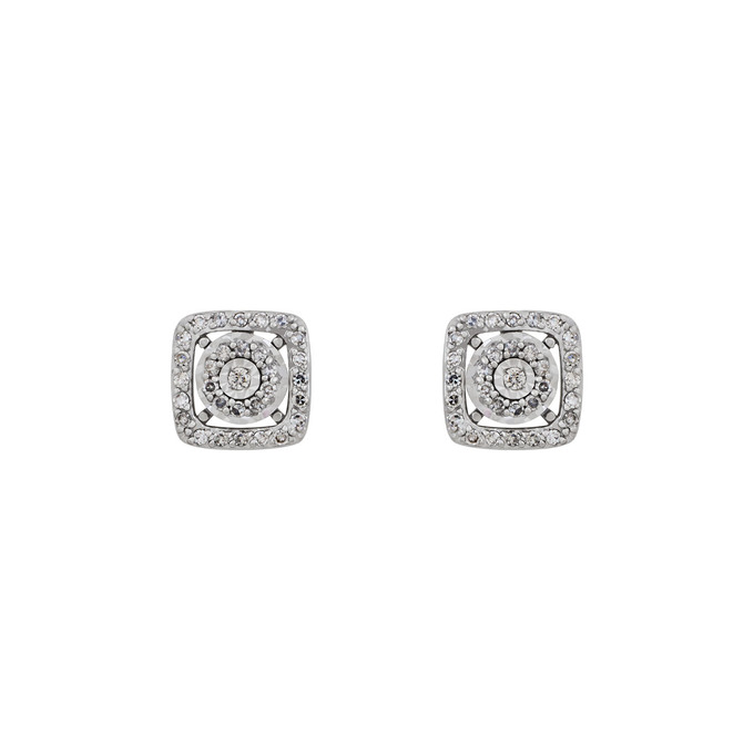 Серьги из золота 585 пробы с бриллиантами, Ц О007 4351 за 41400