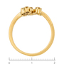 Кольцо из желтого золота 585 пробы c 7 бриллиантами Л35061688 фото 4