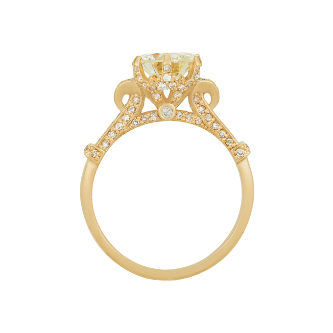 Кольцо из золота 750 пробы c бриллиантами, Л 2811 7519 за 650000