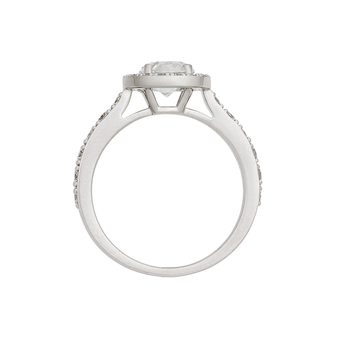 Кольцо из золота 585 пробы c бриллиантами, Л 2812 3742 за 362000